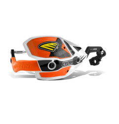 CYCRA OSŁONY RĄK (HANDBARY-ALUMINIOWY RDZEŃ) Z MOCOWANIEM (28,6MM) MODEL ULTRA PROBEND RACER PACK CRM KOLOR BIAŁY/POMARAŃCZOWY