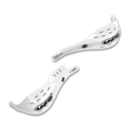 UFO OSŁONY RĄK (HANDBARY) ALU JUMPY KOLOR BIAŁY (Z MOCOWANIAMI 22MM) - WYPRZEDAŻ