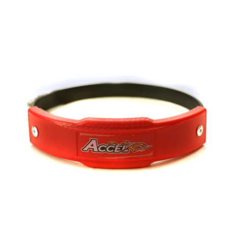 ACCEL OSŁONA ( OCHRANIACZ ) TŁUMIKA ŚR. 127-152MM KOLOR CZERWONY - PROMOCJA