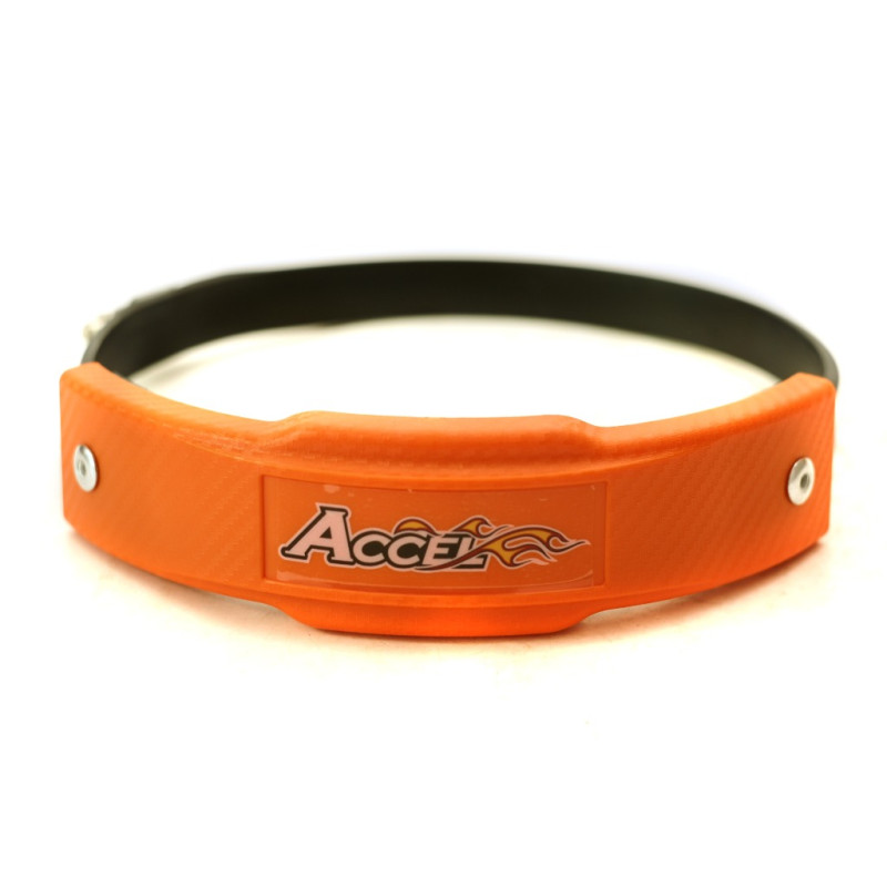 ACCEL OSŁONA ( OCHRANIACZ ) TŁUMIKA ŚR. 102-127MM KOLOR POMARAŃCZOWE - PROMOCJA