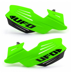 UFO OSŁONY RĄK (HANDBARY) VULCAN KOLOR ZIELONY NEON (Z MOCOWANIAMI)