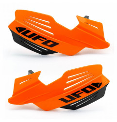 UFO OSŁONY RĄK (HANDBARY) VULCAN KOLOR POMARAŃCZOWY NEON (Z MOCOWANIAMI)