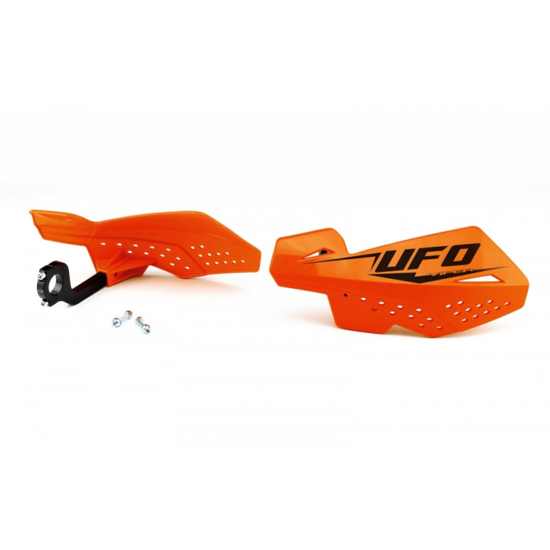 UFO OSŁONY RĄK (HANDBARY) VIPER 2 KOLOR POMARAŃCZOWY (Z MOCOWANIAMI 22MM)