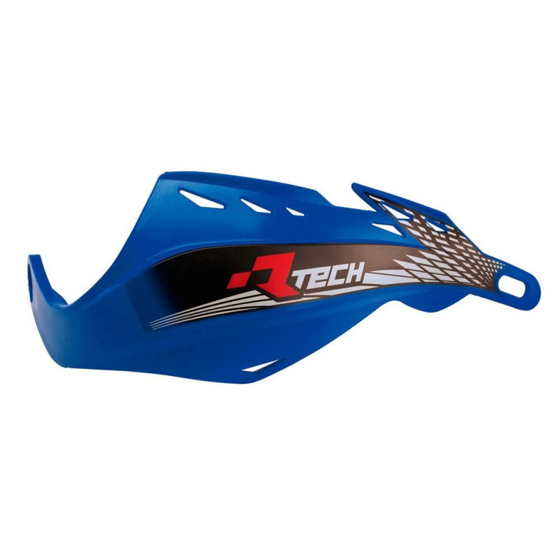 RACETECH (RTECH) OSŁONY RĄK (HANDBARY) GLADIATOR EASY KOLOR NIEBIESKI (Z MOCOWANIAMI NA KIEROWNICĘ 22,2MM I 28,6MM)