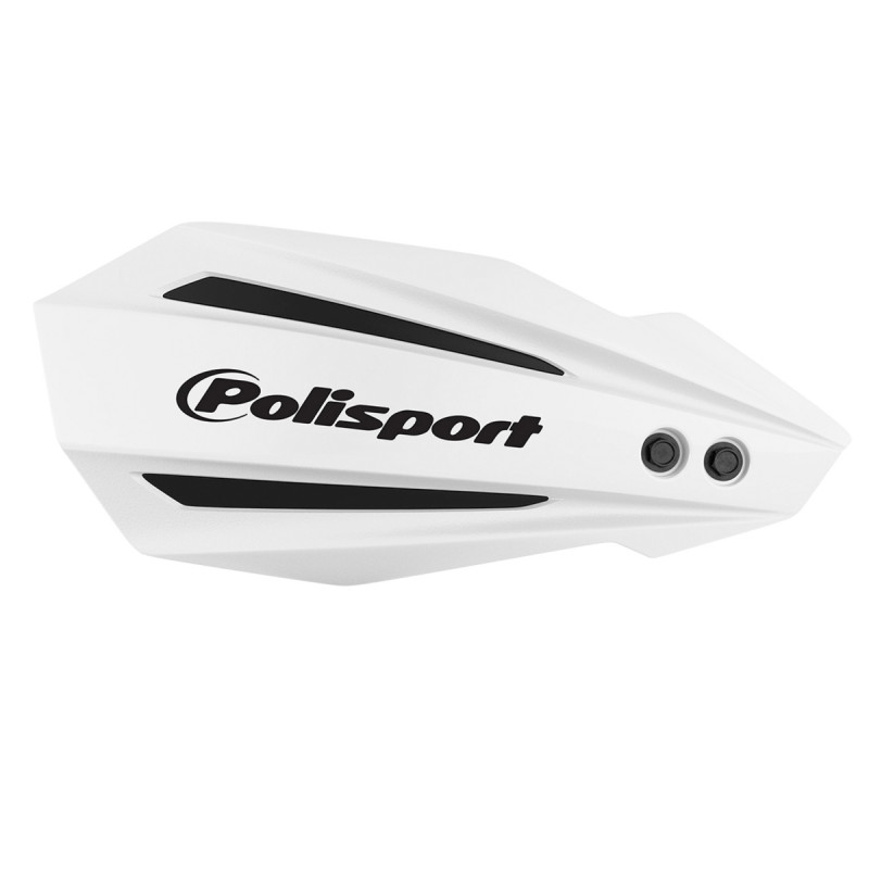 POLISPORT OSŁONY RĄK (HANDBARY) MODEL BULLIT Z UNIWERSALNYM ZESTAWEM MONTAŻOWYM 22/28 HONDA CRF 450R '21-'26 KOLOR BIAŁY