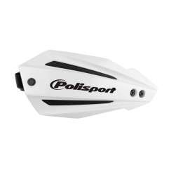POLISPORT OSŁONY RĄK (HANDBARY) MODEL BULLIT FULL WRAP AROUND Z UNIWERSALNYM ZESTAWEM MONTAŻOWYM 22/28 KOLOR BIAŁY