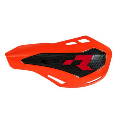 RACETECH (RTECH) OSŁONY RĄK (HANDBARY) HP1 KOLOR POMRAŃCZOWY (Z 2 RODZAJAMI MOCOWAŃ DO KIEROWNICY ORAZ MANETEK)
