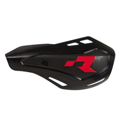RACETECH (RTECH) OSŁONY RĄK (HANDBARY) HP1 KOLOR CZARNY (Z MOCOWANIAMI Z OSŁONAMI POMP SPRZĘGŁA I HAMULCA BRAKTEC)