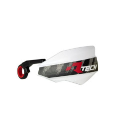 RACETECH (RTECH) OSŁONY RĄK (HANDBARY) VERTIGO BIKE ROWEROWE KOLOR BIAŁY (Z MOCOWANIAMI)