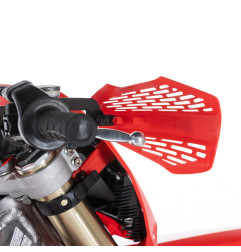POLISPORT WYPRZEDAŻ OSŁONY RĄK (HANDBARY) MODEL MX FORCE Z UNIWERSALNYM ZESTAWEM MONTAŻOWYM 22/28 KOLOR SZARY