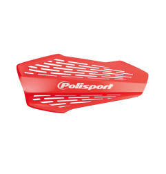 POLISPORT OSŁONY RĄK (HANDBARY) MODEL MX FORCE Z UNIWERSALNYM ZESTAWEM MONTAŻOWYM 22/28 KOLOR CZERWONY