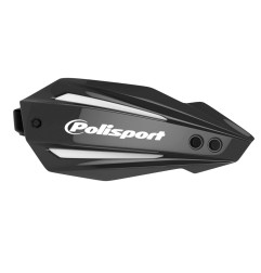 POLISPORT OSŁONY RĄK (HANDBARY) MODEL BULLIT FULL WRAP AROUND Z UNIWERSALNYM ZESTAWEM MONTAŻOWYM 22/28 KOLOR CZARNY