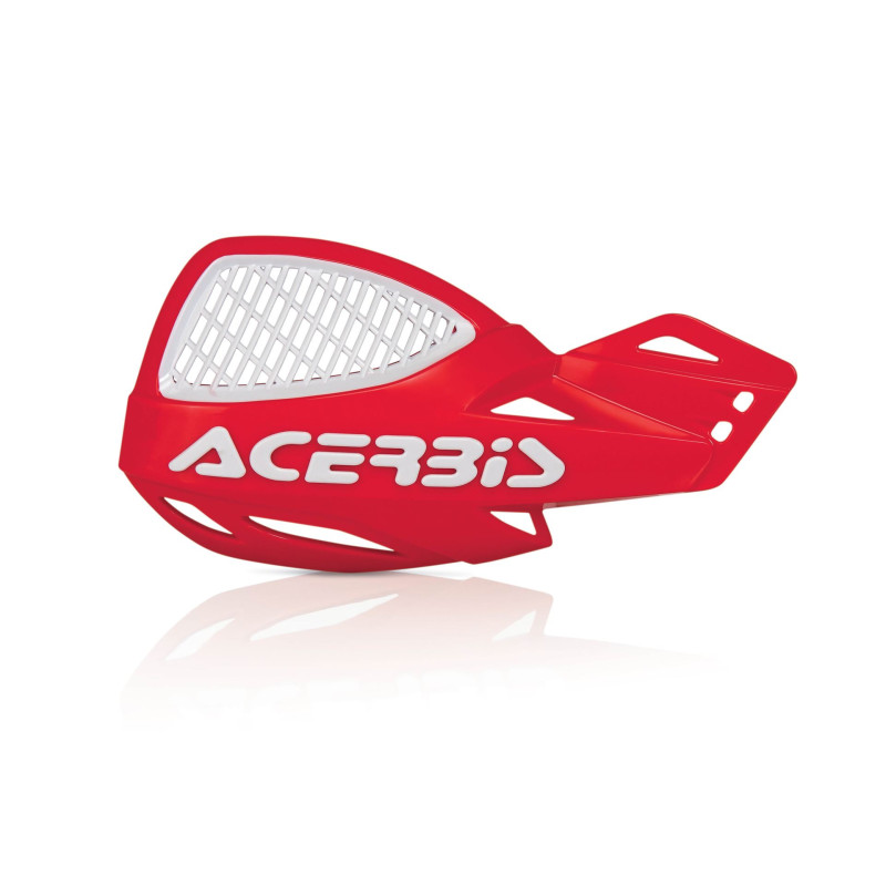 ACERBIS OSŁONY RĄK (HANDBARY / LISTKI) MX UNIKO VENTED KOLOR BIAŁY / CZERWONY