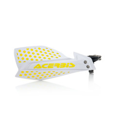 ACERBIS OSŁONY RĄK (HANDBARY / LISTKI) X-ULTIMATE KOLOR BIAŁY / ŻÓŁTY