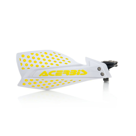 ACERBIS OSŁONY RĄK (HANDBARY / LISTKI) X-ULTIMATE KOLOR BIAŁY / ŻÓŁTY