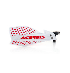 ACERBIS OSŁONY RĄK (HANDBARY / LISTKI) X-ULTIMATE KOLOR BIAŁY / CZERWONY