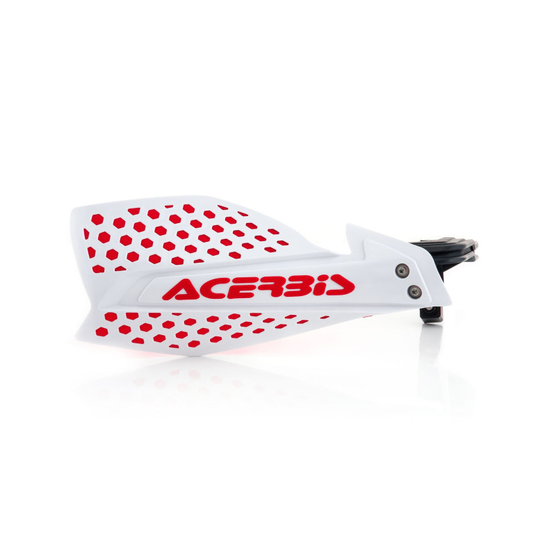 ACERBIS OSŁONY RĄK (HANDBARY / LISTKI) X-ULTIMATE KOLOR BIAŁY / CZERWONY