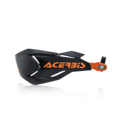 ACERBIS OSŁONY RĄK (HANDBARY) X-FACTORY Z RDZENIEM ALUMINIOWYM KOLOR CZARNY / POMARAŃCZOWY