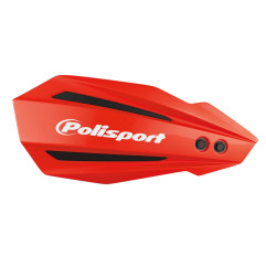 POLISPORT OSŁONY RĄK (HANDBARY) MODEL BULLIT Z UNIWERSALNYM ZESTAWEM MONTAŻOWYM 22/28 BETA RR '12-26' KOLOR CZERWONY