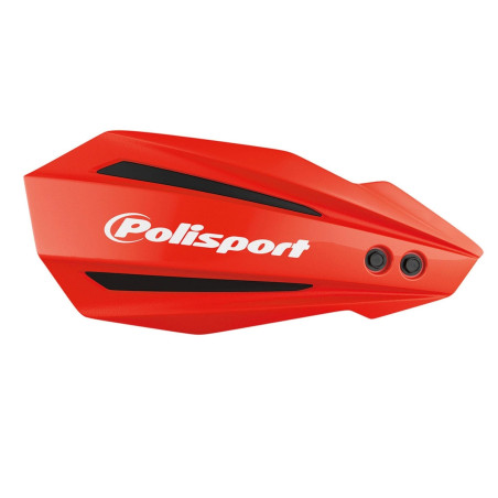POLISPORT OSŁONY RĄK (HANDBARY) MODEL BULLIT Z UNIWERSALNYM ZESTAWEM MONTAŻOWYM 22/28 BETA RR '12-26' KOLOR CZERWONY