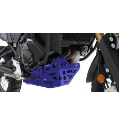 CROSSPRO WYPRZEDAŻ OSŁONA POD SILNIK ALUMINIOWA YAMAHA XTZ 690 TENERE 700 '21-'24 KOLOR NIEBIESKI (EURO 5) - ślady montażu
