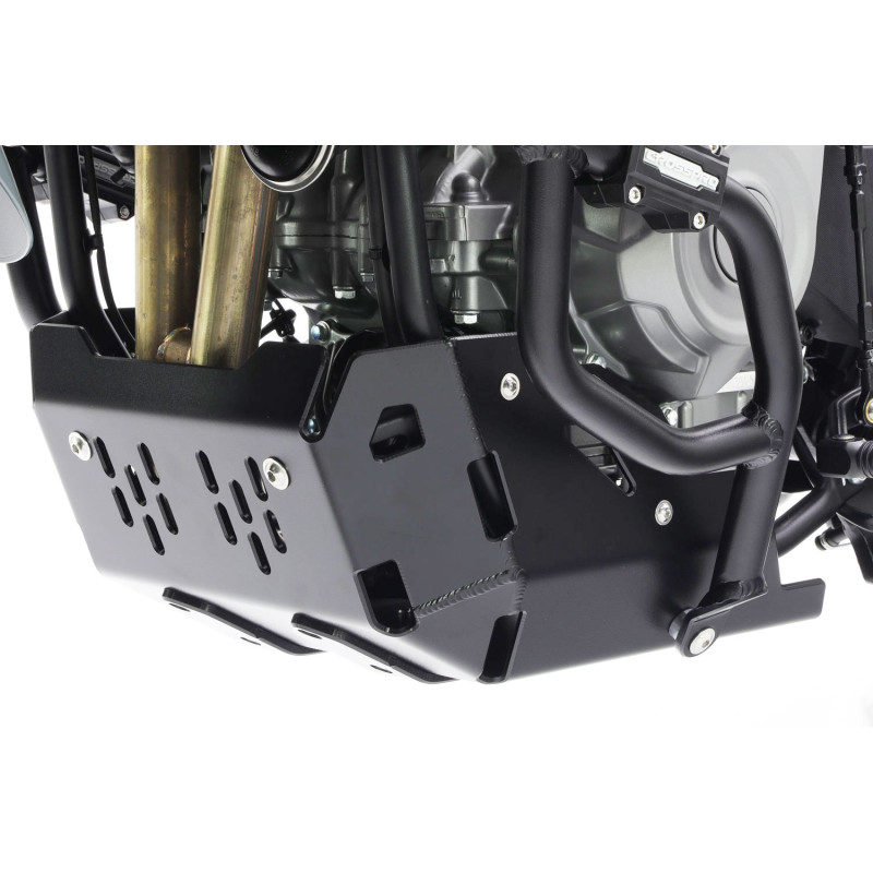 CROSSPRO NOWOŚĆ OSŁONA SILNIKA ALUMINIUM CF MOTO MT 450 '24- KOLOR CZARNY MAT MAT