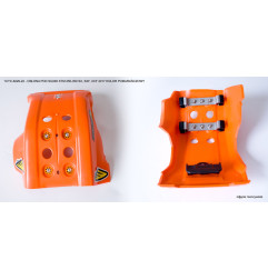 CYCRA WYPRZEDAŻ OSŁONA POD SILNIK FULL ARMOR SKID PLATE KTM SXF/SX-F/XCF/XC-F/EXC/EXC-F 250-350 '16-'18 KOLOR POMARAŃCZOWY