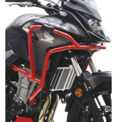 CROSSPRO WYPRZEDAŻ GMOLE ALUMINIOWE OSŁONY SILNIKA I CHŁODNIC HONDA CB 500X '19-'23 KOLOR CZARNY KOLOR CZARNY MAT