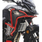 CROSSPRO WYPRZEDAŻ GMOLE ALUMINIOWE OSŁONY SILNIKA I CHŁODNIC HONDA CB 500X '19-'23 KOLOR CZARNY KOLOR CZARNY MAT