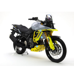 CROSSPRO WYPRZEDAŻ GMOLE OSŁONA SILNIKA ALUMINIOWA SUZUKI V-STROM 800 / 800 DE '23-'24 KOLOR CZARNY TEKSTUROWANY