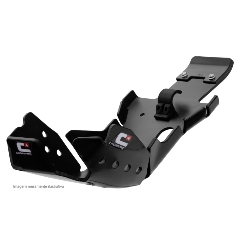 CROSSPRO OSŁONA SILNIKA I ŁĄCZNIKA WAHACZA (PRO-LINK) Z TWORZYWA DTC HARD ENDURO PASUJE DO: BETA 250/300 RR '20-'23 KOLOR CZARNY