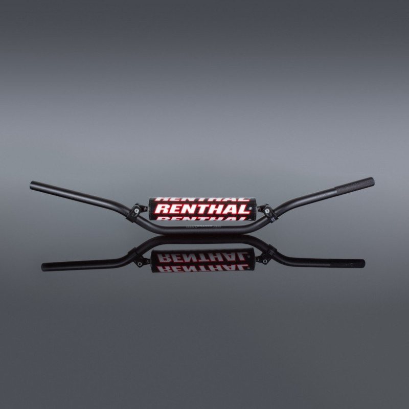 RENTHAL KIEROWNICA 7/8 CALA (22MM) MX HANDLEBAR BLACK HONDA CR 80/85 PADDED KOLOR CZARNY Z GĄBKĄ