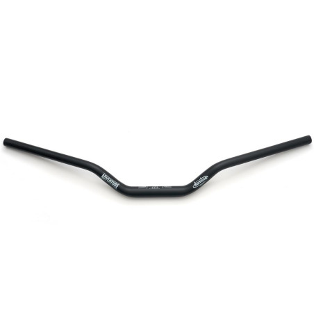 DOMINO NOWOŚĆ KIEROWNICA ALUMINIOWA ADVENTURE (ERGAL 7075) FATBAR 28MM WYSOKA KOLOR CZARNY
