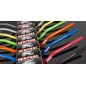 RENTHAL KIEROWNICA 1,1/8 CALA (28,6MM) MX FATBAR HANDLEBAR RED REED/WINDHAM KOLOR CZERWONY Z GĄBKĄ