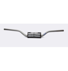 RENTHAL KIEROWNICA 1,1/8 CALA (28,6MM) MX FATBAR HANDLEBAR TANIUM CR HIGH/RICKY JOHNSON KOLOR TYTANOWY Z GĄBKĄ