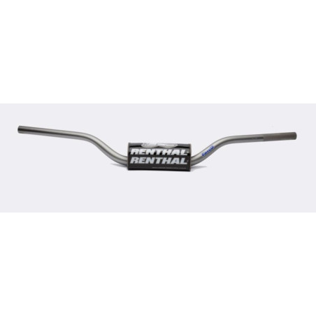 RENTHAL KIEROWNICA 1,1/8 CALA (28,6MM) MX FATBAR HANDLEBAR TANIUM CR HIGH/RICKY JOHNSON KOLOR TYTANOWY Z GĄBKĄ