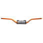 RENTHAL KIEROWNICA 1,1/8 CALA (28,6MM) MX FATBAR HANDLEBAR RC WYSOKA HIGH ORANGE KOLOR POMARAŃCZOWY Z GĄBKĄ