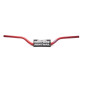 RENTHAL KIEROWNICA 1,1/8 CALA (28,6MM) MX FATBAR HANDLEBAR RC WYSOKA HIGH RED KOLOR CZERWONY Z GĄBKĄ