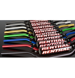 RENTHAL KIEROWNICA 7/8 CALA (22MM) MX HANDLEBAR BLACK ENDURO MEDIUM PADDED KOLOR CZARNY Z GĄBKĄ
