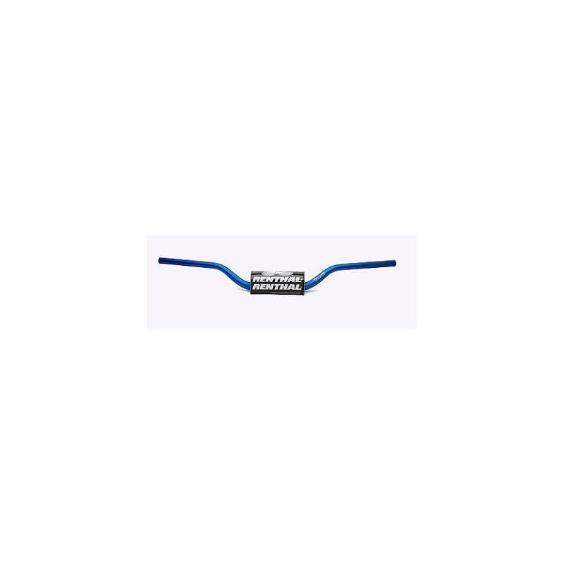 RENTHAL KIEROWNICA 1,1/8 CALA (28,6MM) MX FATBAR HANDLEBARS BLUE RC SX/SXF 06-09, SUZUKI RM/RMZ 06-13 KOLOR NIEBIESKI Z GĄBKĄ