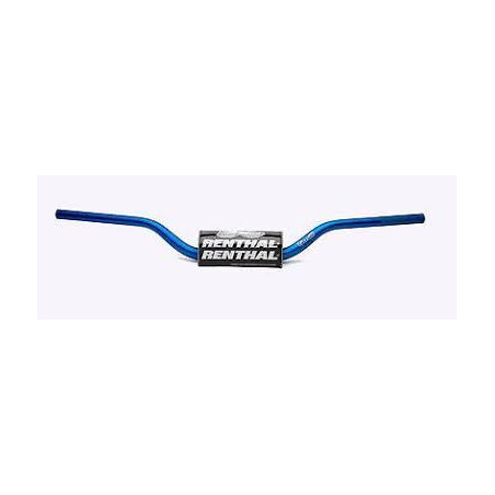 RENTHAL KIEROWNICA 1,1/8 CALA (28,6MM) MX FATBAR HANDLEBARS BLUE RC SX/SXF 06-09, SUZUKI RM/RMZ 06-13 KOLOR NIEBIESKI Z GĄBKĄ