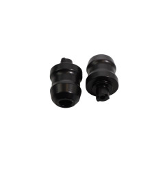 BIKETEC KOŃCÓWKI/CIĘŻARKI KIEROWNICY KAWASAKI NINJA 650 (2017-) KOLOR CZARNY 2404070000, OEM:13042-0735 / 13042-0800