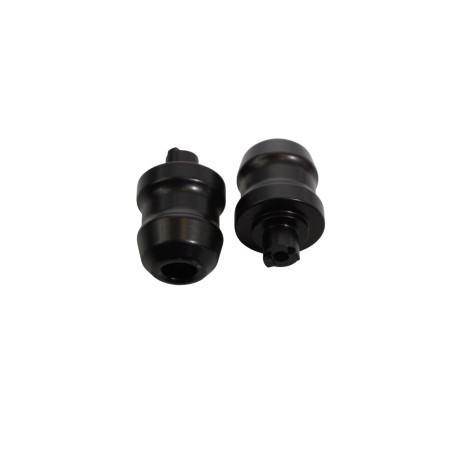 BIKETEC KOŃCÓWKI/CIĘŻARKI KIEROWNICY KAWASAKI NINJA 650 (2017-) KOLOR CZARNY 2404070000, OEM:13042-0735 / 13042-0800
