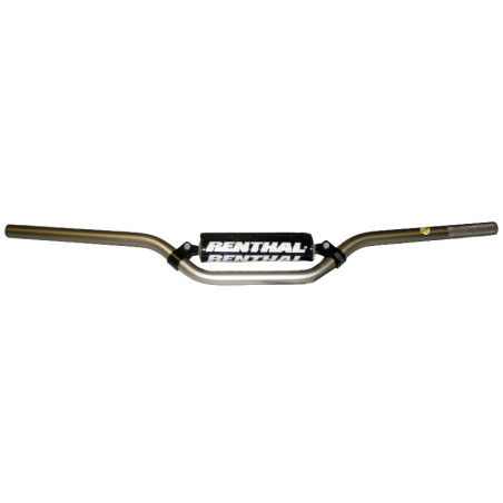RENTHAL KIEROWNICA 7/8 CALA (22MM) TRIAL 5.5 HANDLEBAR SILVER KOLOR SREBRNY Z GĄBKĄ