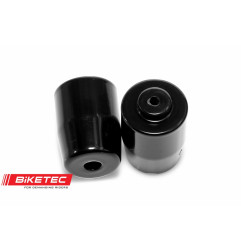 BIKETEC KOŃCÓWKI/CIĘŻARKI KIEROWNICY APRILIA (PATRZ OPIS DODATKOWY) KOLOR CZARNY 2401010000, OEM: AP8161057