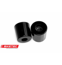 BIKETEC KOŃCÓWKI/CIĘŻARKI KIEROWNICY BMW (PATRZ OPIS DODATKOWY) KOLOR CZARNY 2402010000, OEM: 32717660112