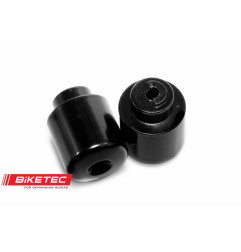 BIKETEC KOŃCÓWKI/CIĘŻARKI KIEROWNICY HONDA (PATRZ OPIS DODATKOWY) KOLOR CZARNY 2403020000, OEM: 53105-MK4-620