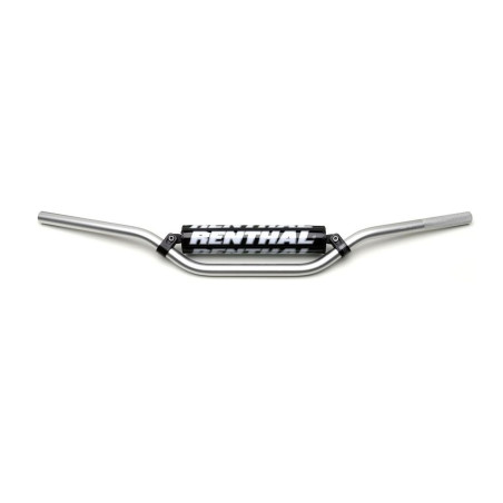 RENTHAL KIEROWNICA 7/8 CALA (22MM) MX HANDLEBAR SILVER JIMMY BUTTON PADDED KOLOR SREBRNY Z GĄBKĄ