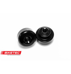 BIKETEC KOŃCÓWKI/CIĘŻARKI KIEROWNICY HONDA (PATRZ OPIS DODATKOWY) KOLOR CZARNY 2403010000, OEM: 53104-MJE-D40