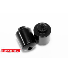BIKETEC KOŃCÓWKI/CIĘŻARKI KIEROWNICY HONDA (PATRZ OPIS DODATKOWY) KOLOR CZARNY 2403040000, OEM: 53105-KTY-H50